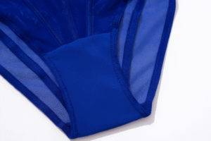 cullotte bleu vue d'angle agis lingerie