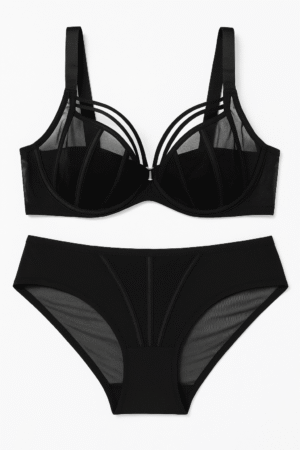 soutien gorge noir - AGIS LINGERIE - ENSEMBLE NOIR (1)